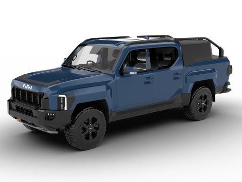 Kia Tasman Customized 2026 3D Model