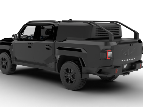 Kia Tasman Customized 2026 3D Model