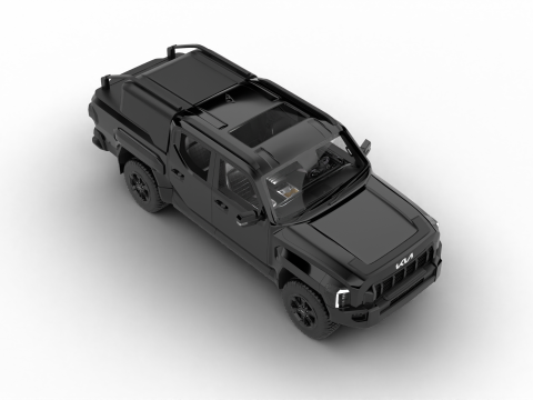 Kia Tasman Customized 2026 3D Model