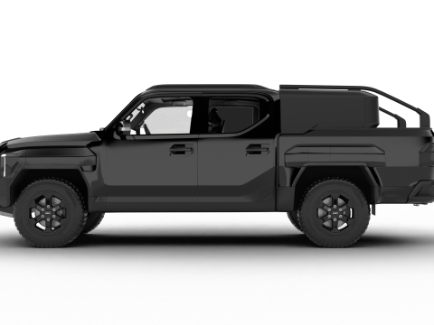 Kia Tasman Customized 2026 3D Model