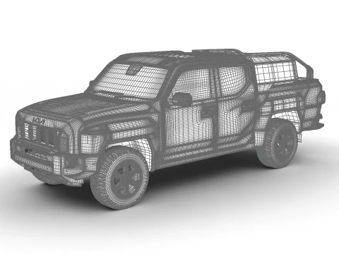 Kia Tasman personalizzata 2026 Modello 3D