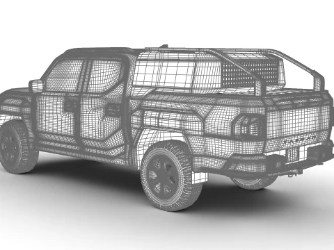 Kia Tasman personalizzata 2026 Modello 3D