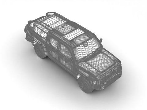 Kia Tasman Customized 2026 3D Model