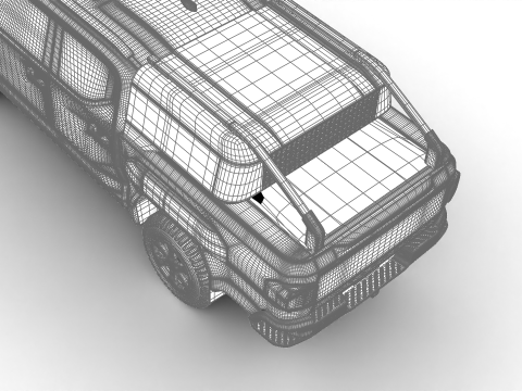 Kia Tasman Customized 2026 3D Model