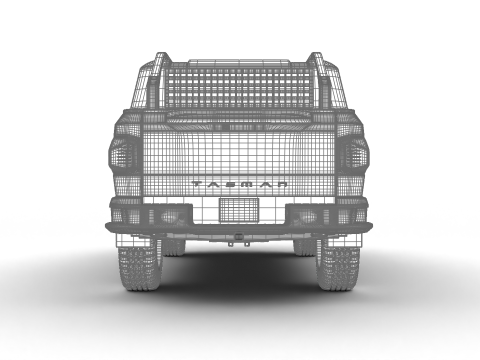 Kia Tasman Customized 2026 3D Model