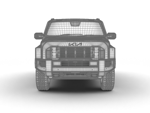 Kia Tasman Customized 2026 3D Model