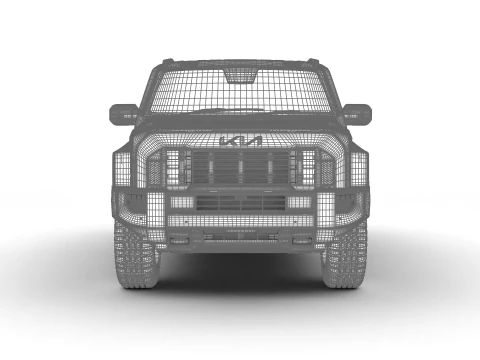 Kia Tasman personalizzata 2026 Modello 3D