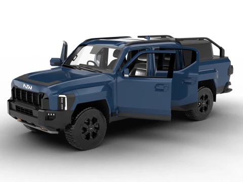 Kia Tasman Personalizzato 2026 HQ Modello 3D