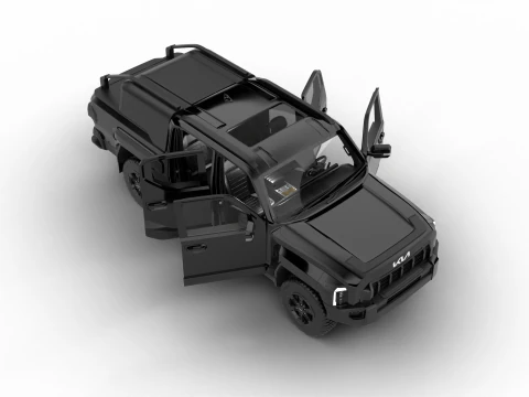Kia Tasman Personalizzato 2026 HQ Modello 3D