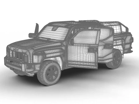 Kia Tasman Personalizzato 2026 HQ Modello 3D