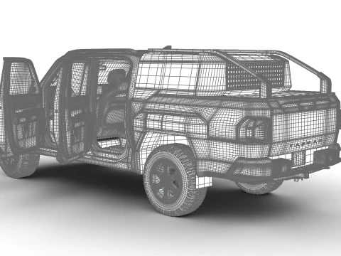 Kia Tasman Personalizzato 2026 HQ Modello 3D