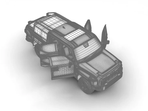 Kia Tasman Personalizzato 2026 HQ Modello 3D