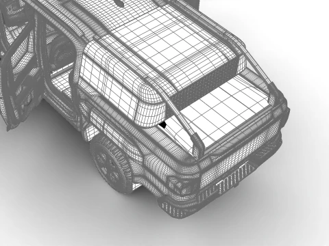 Kia Tasman Personalizzato 2026 HQ Modello 3D