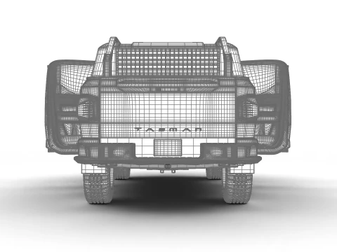 Kia Tasman Personalizzato 2026 HQ Modello 3D