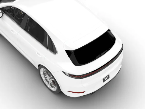 ポルシェ カイエン ターボ E ハイブリッド 2025 3Dモデル