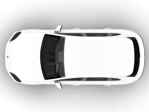 ポルシェ カイエン ターボ E ハイブリッド 2025 3Dモデル