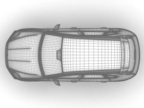 ポルシェ カイエン ターボ E ハイブリッド 2025 3Dモデル