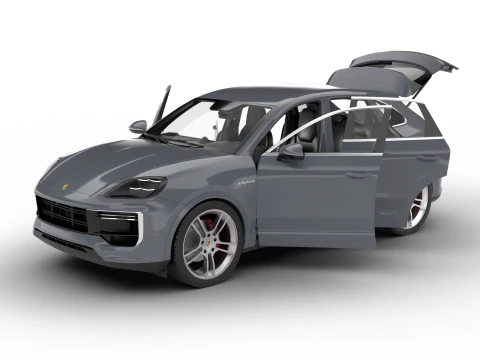 Porsche Cayenne Turbo E-Hybrid 2025 HQ Modello 3D