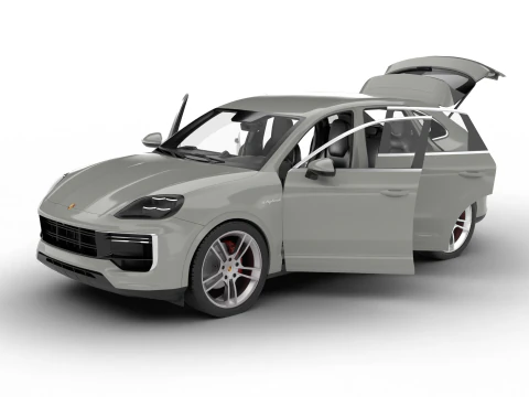 Porsche Cayenne Turbo E-Hybrid 2025 HQ Modello 3D