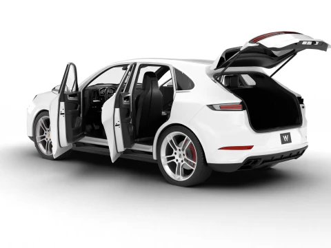 Porsche Cayenne Turbo E-Hybrid 2025 HQ Modello 3D