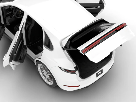 Porsche Cayenne Turbo E-Hybrid 2025 HQ Modello 3D