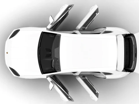 Porsche Cayenne Turbo E-Hybrid 2025 HQ Modello 3D