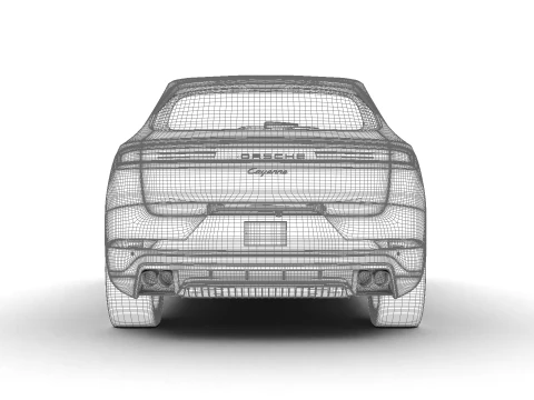 Porsche Cayenne E-Hybrid Black Edition 2025 Modello 3D