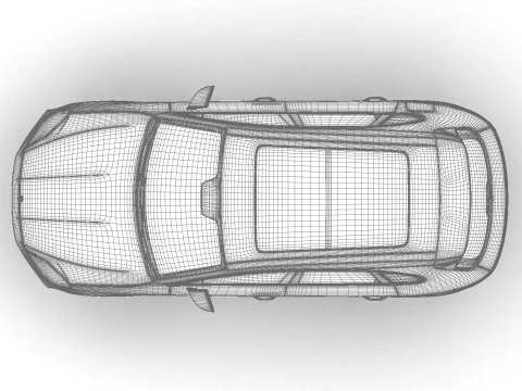 Porsche Cayenne E-Hybrid Black Edition 2025 Modello 3D