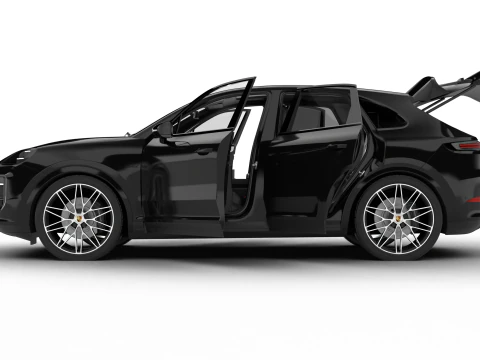 Porsche Cayenne E-Hybrid Black Edition HQ 2025 Modello 3D