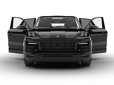 Porsche Cayenne E-Hybrid Black Edition HQ 2025 Modello 3D