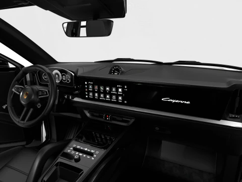 Porsche Cayenne E-Hybrid Black Edition HQ 2025 Modello 3D