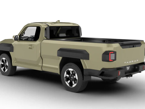 Kia Tasman Single Cab 2026 3D Model