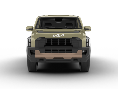 Kia Tasman Single Cab 2026 3D Model