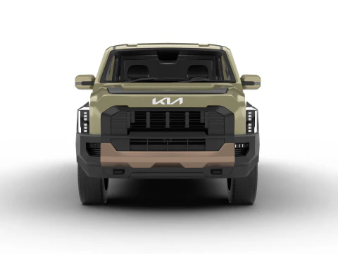 Kia Tasman Single Cab 2026 3D Model