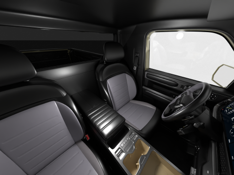 Kia Tasman Single Cab 2026 3D Model