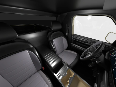 Kia Tasman Single Cab 2026 3D Model