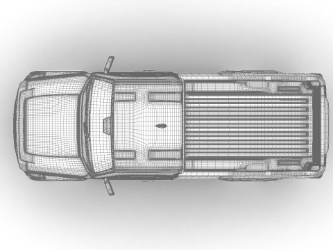 Kia Tasman Single Cab 2026 3D Model
