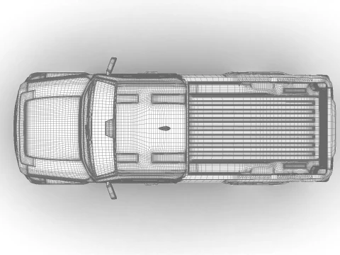 Kia Tasman Single Cab 2026 3D Model