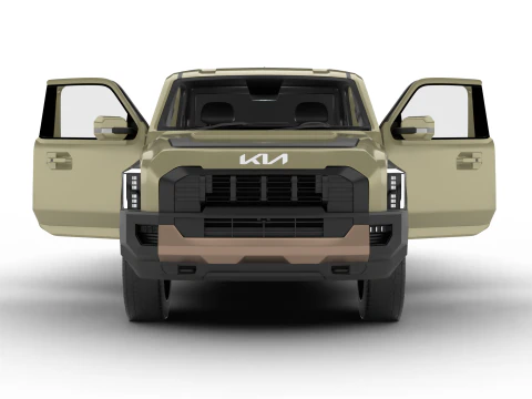 Kia Tasman cabina singola 2026 HQ Modello 3D