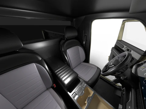 Kia Tasman cabina singola 2026 HQ Modello 3D