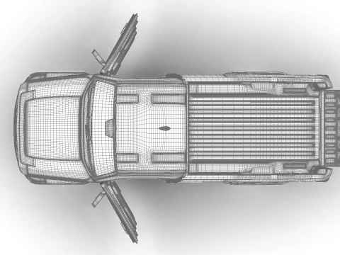 Kia Tasman cabina singola 2026 HQ Modello 3D