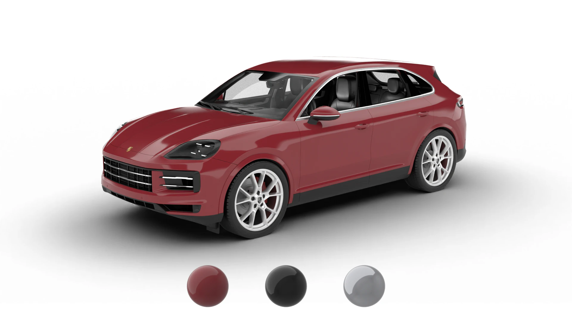 Porsche Cayenne S2025 Modello 3D .c4d .max .obj .3ds .fbx .stl .blend