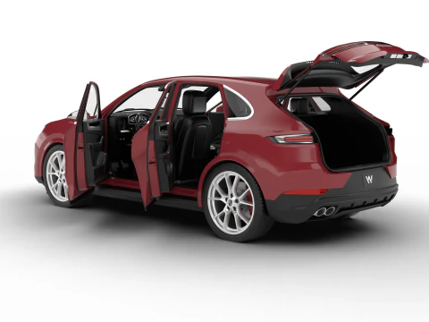 Porsche Cayenne S 2025 HQ Modelo 3D