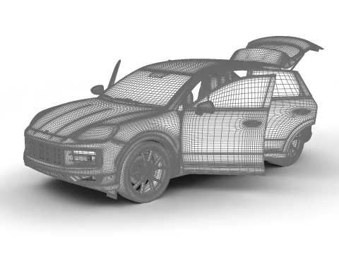 Porsche Cayenne S 2025 HQ Modelo 3D