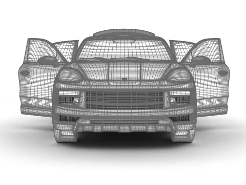 Porsche Cayenne S 2025 HQ Modelo 3D