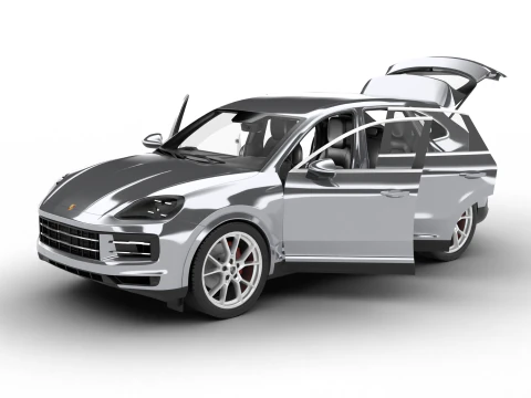 Porsche Cayenne S 2025 HQ Modelo 3D
