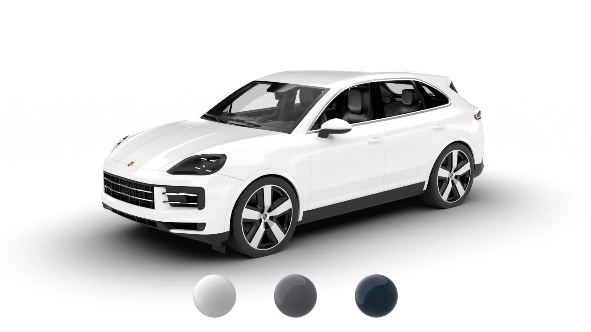 Porsche Cayenne E-Hybrid 2025 Modello 3D .c4d .max .obj .3ds .fbx .stl .blend