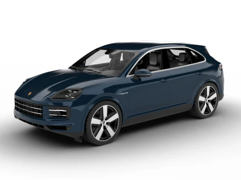Porsche Cayenne E-Hybrid 2025 Modello 3D