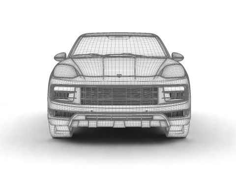 Porsche Cayenne E-Hybrid 2025 Modello 3D