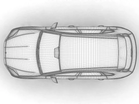 Porsche Cayenne E-Hybrid 2025 Modello 3D